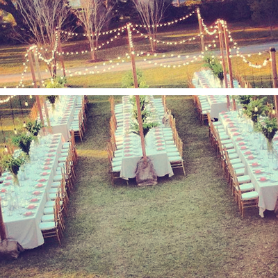 Wedding on outdoor